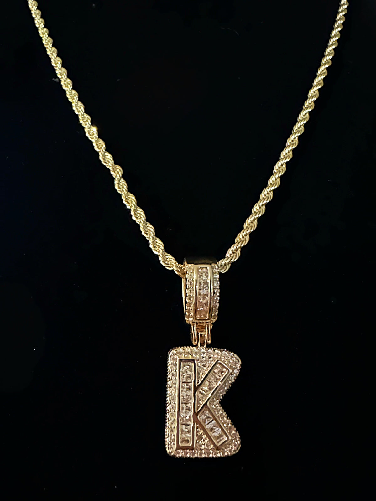 Gold Iced Bubble Initial