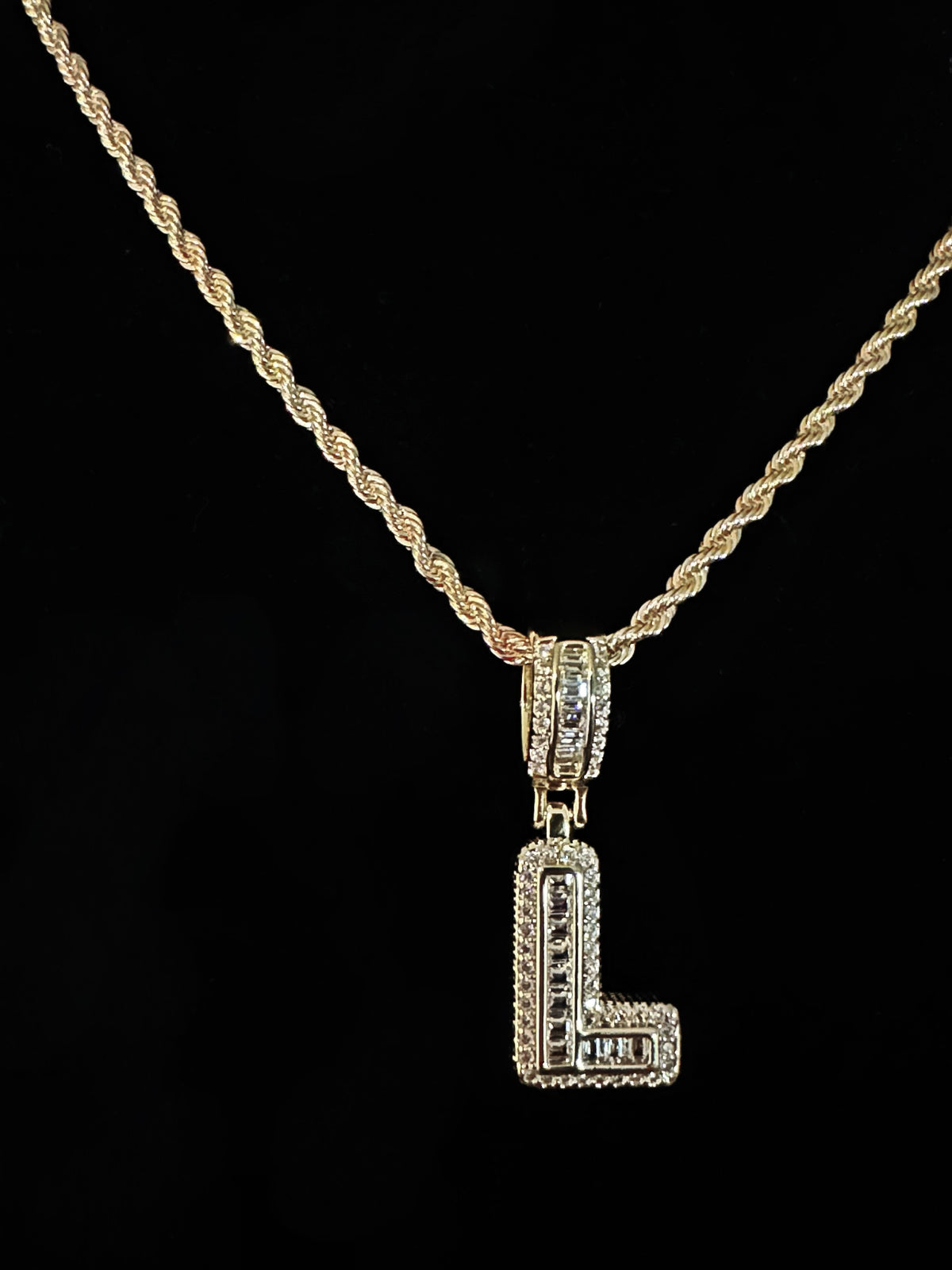 Gold Iced Bubble Initial