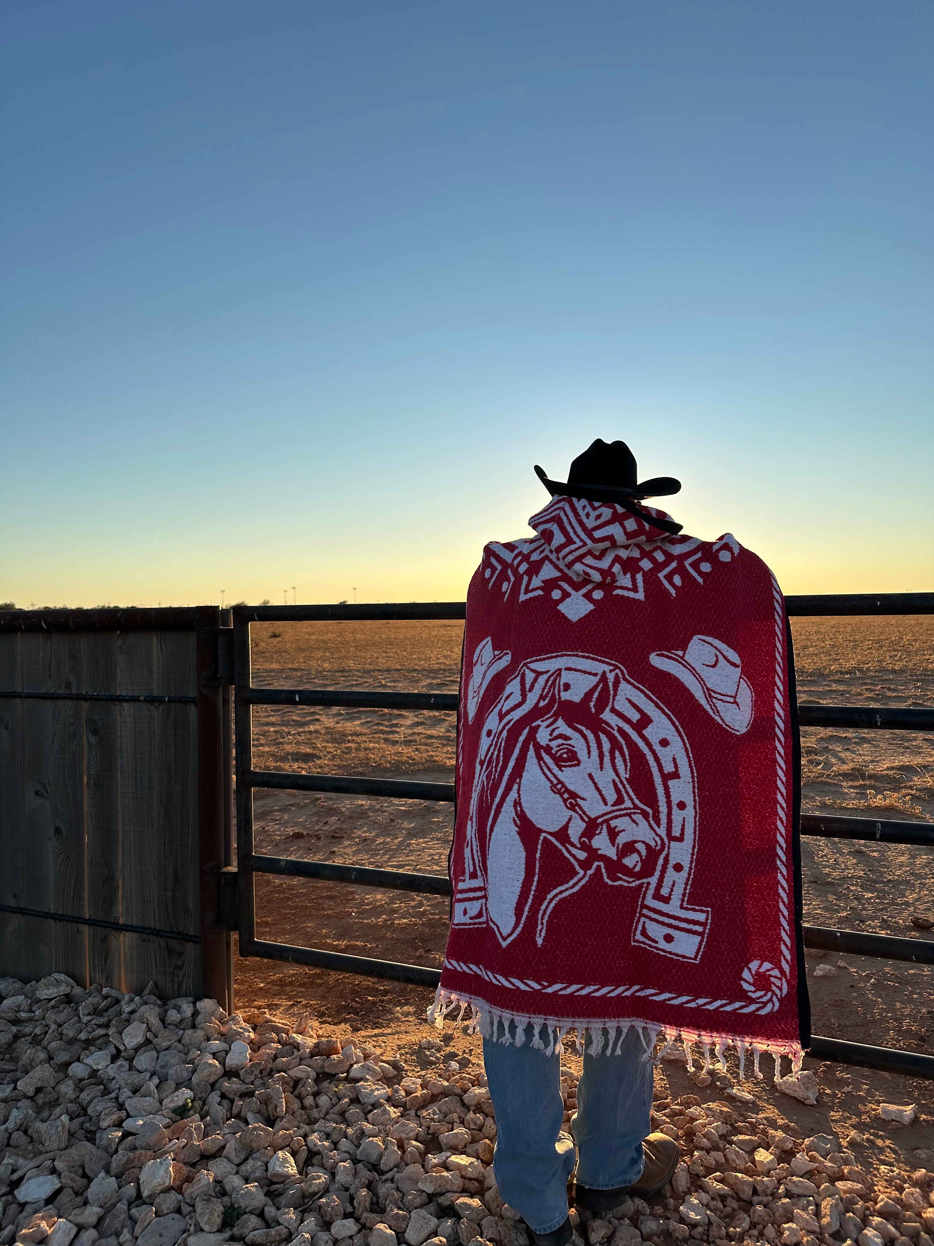 Horses gabán Thick (Poncho)