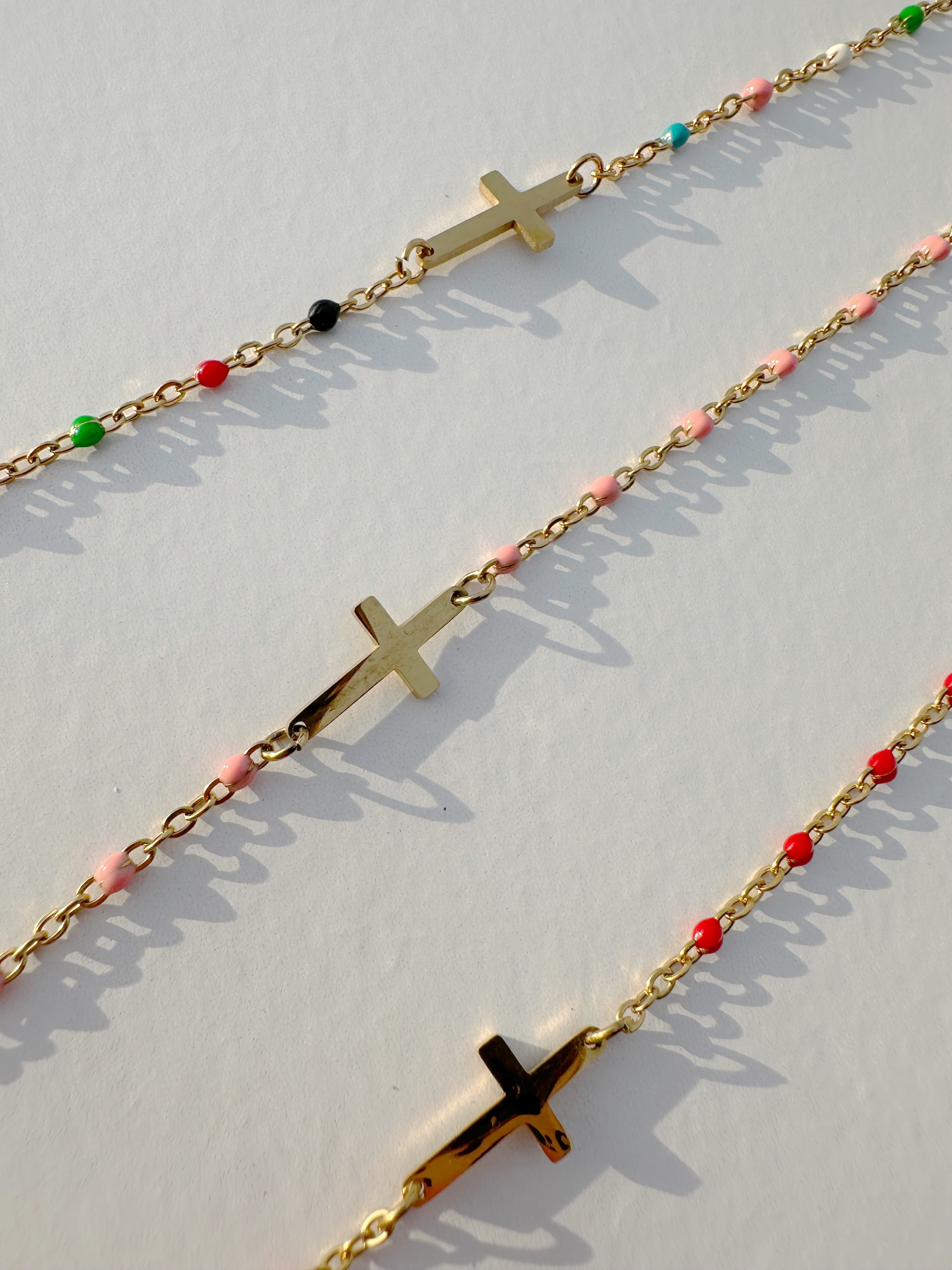 Dainty Cross Bracelet