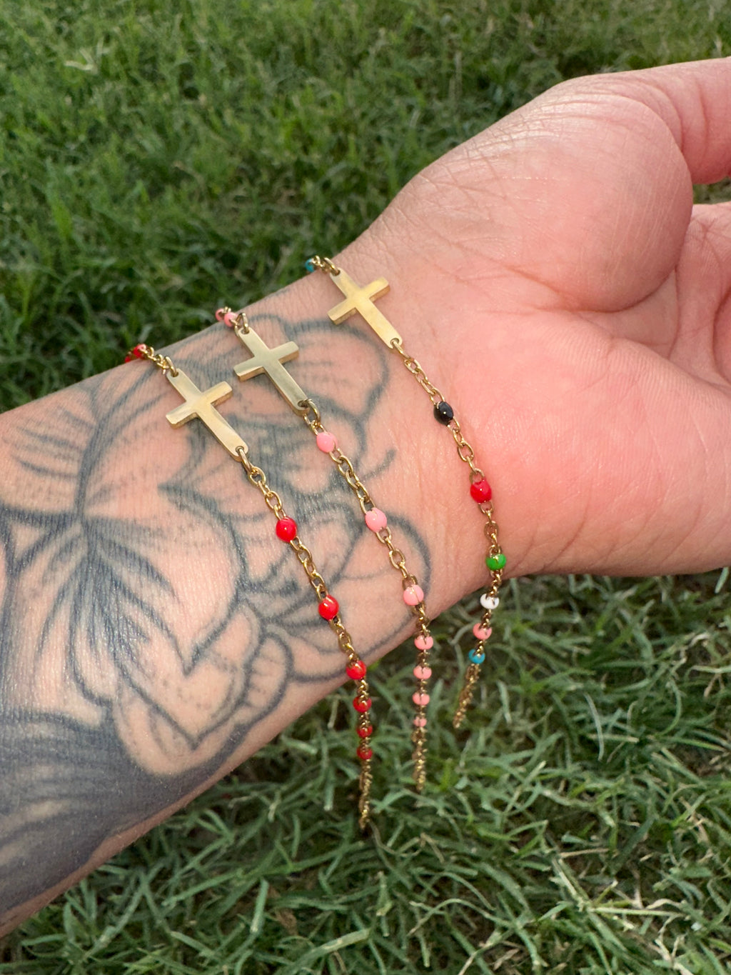 Dainty Cross Bracelet