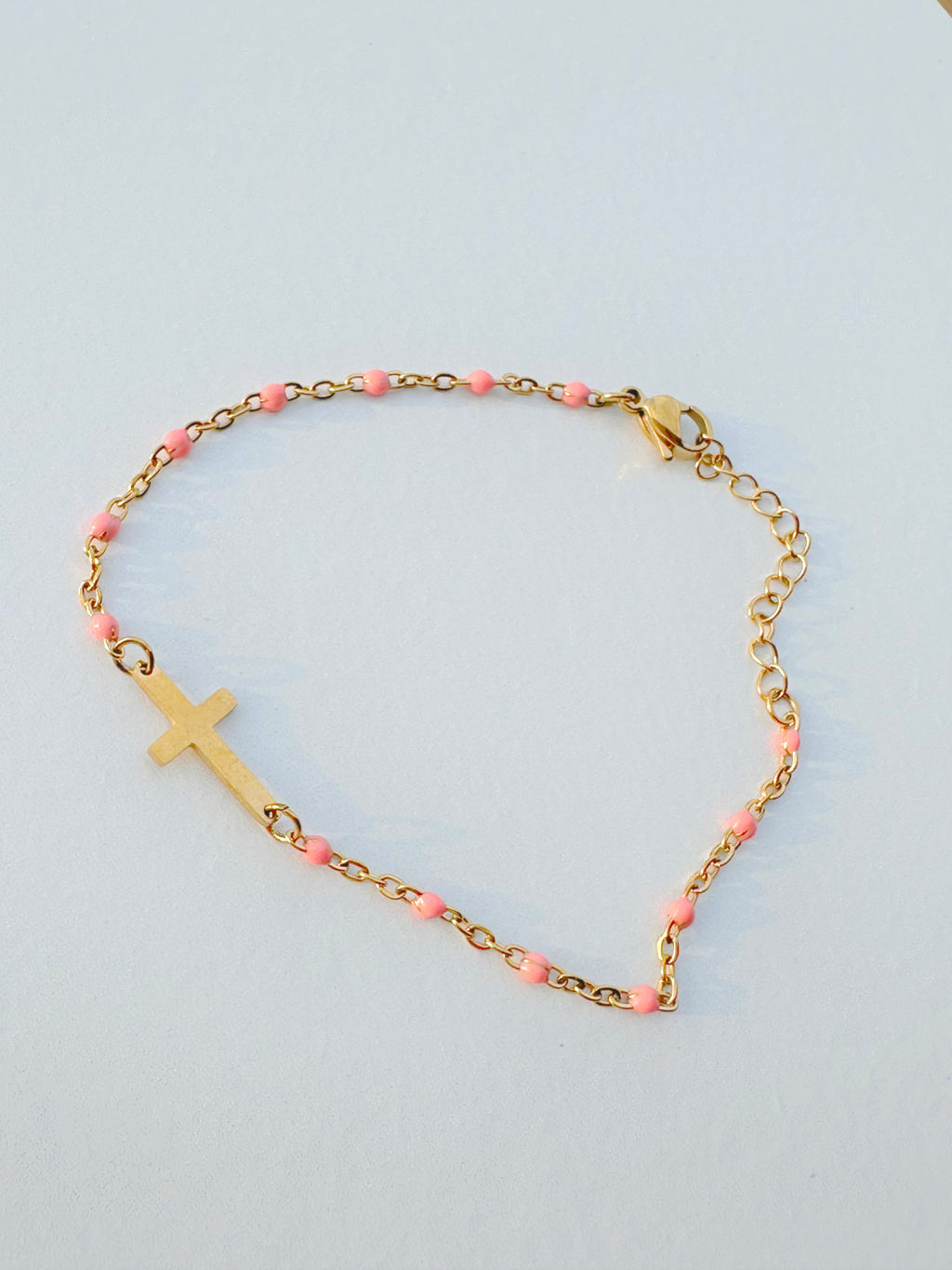 Dainty Cross Bracelet