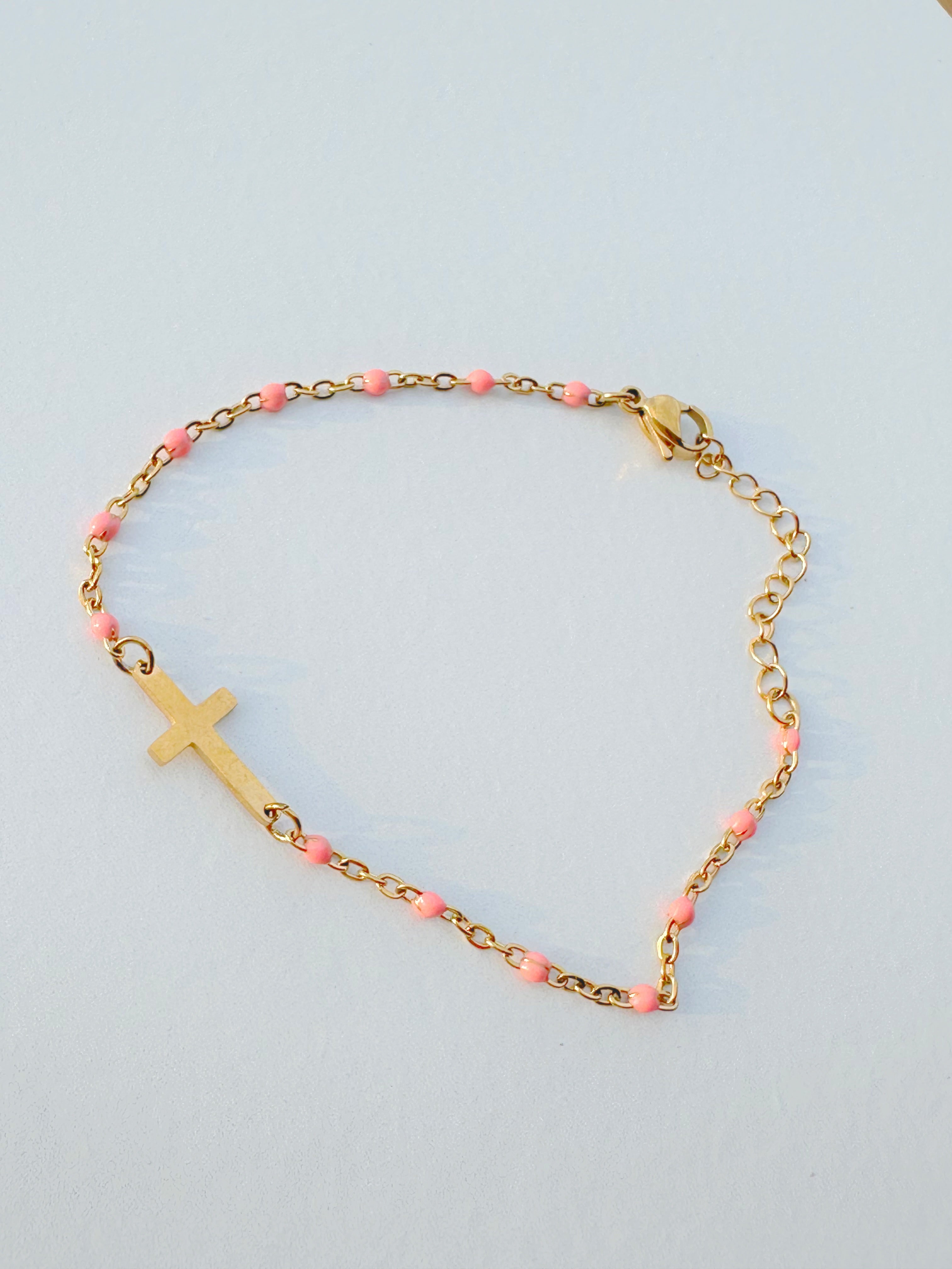Dainty Cross Bracelet
