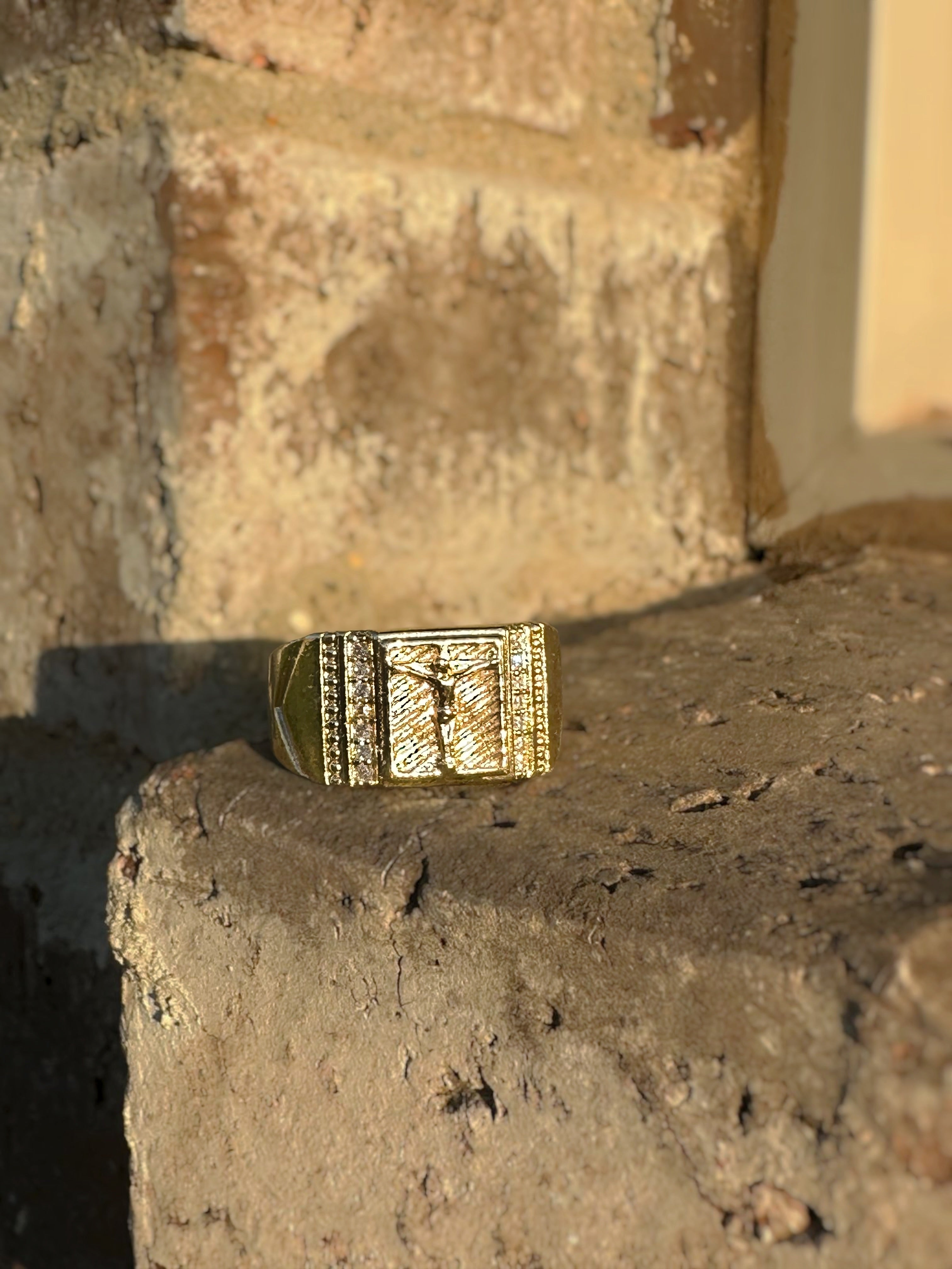 Classic Cross Signet Ring