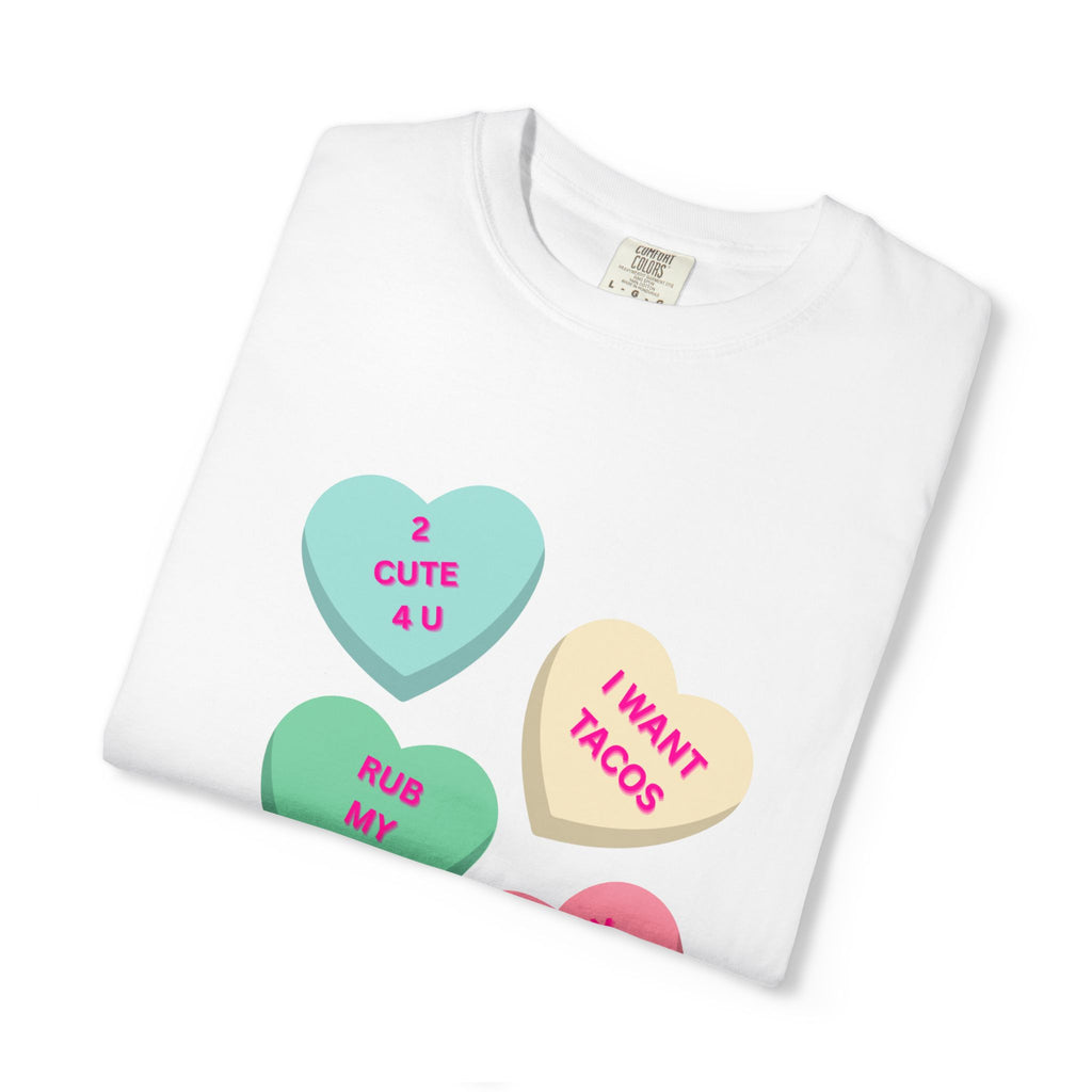 Conversation Heart Graphic T-Shirt