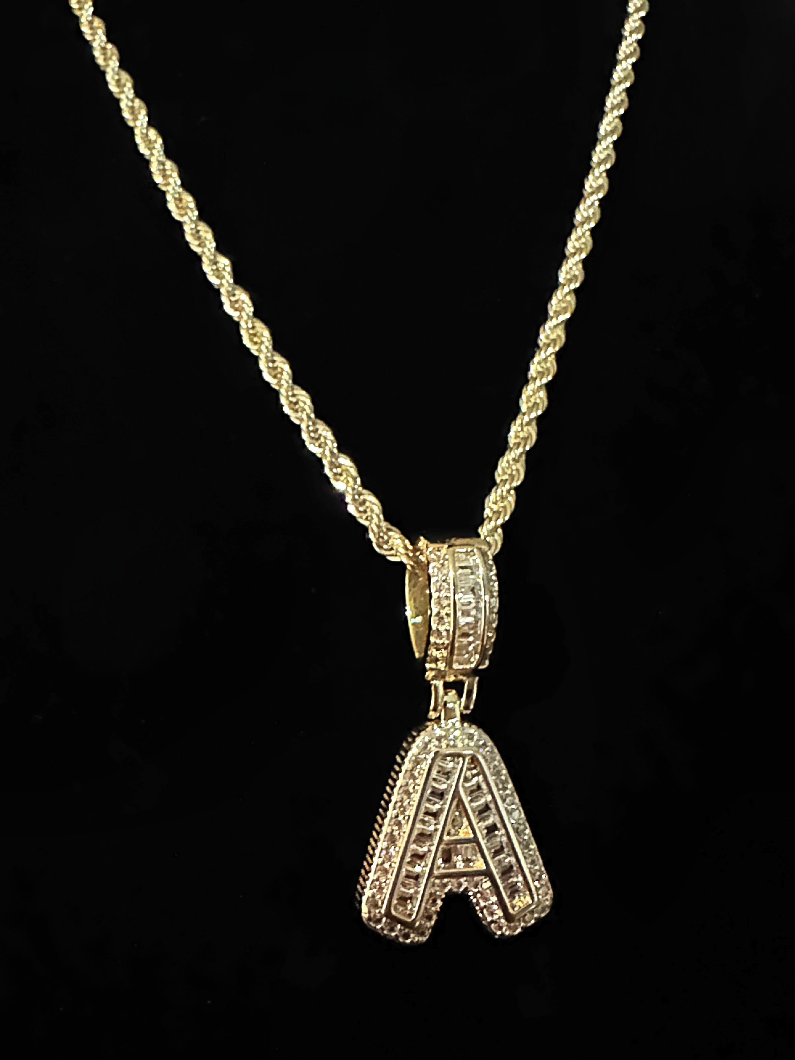 Gold Iced Bubble Initial