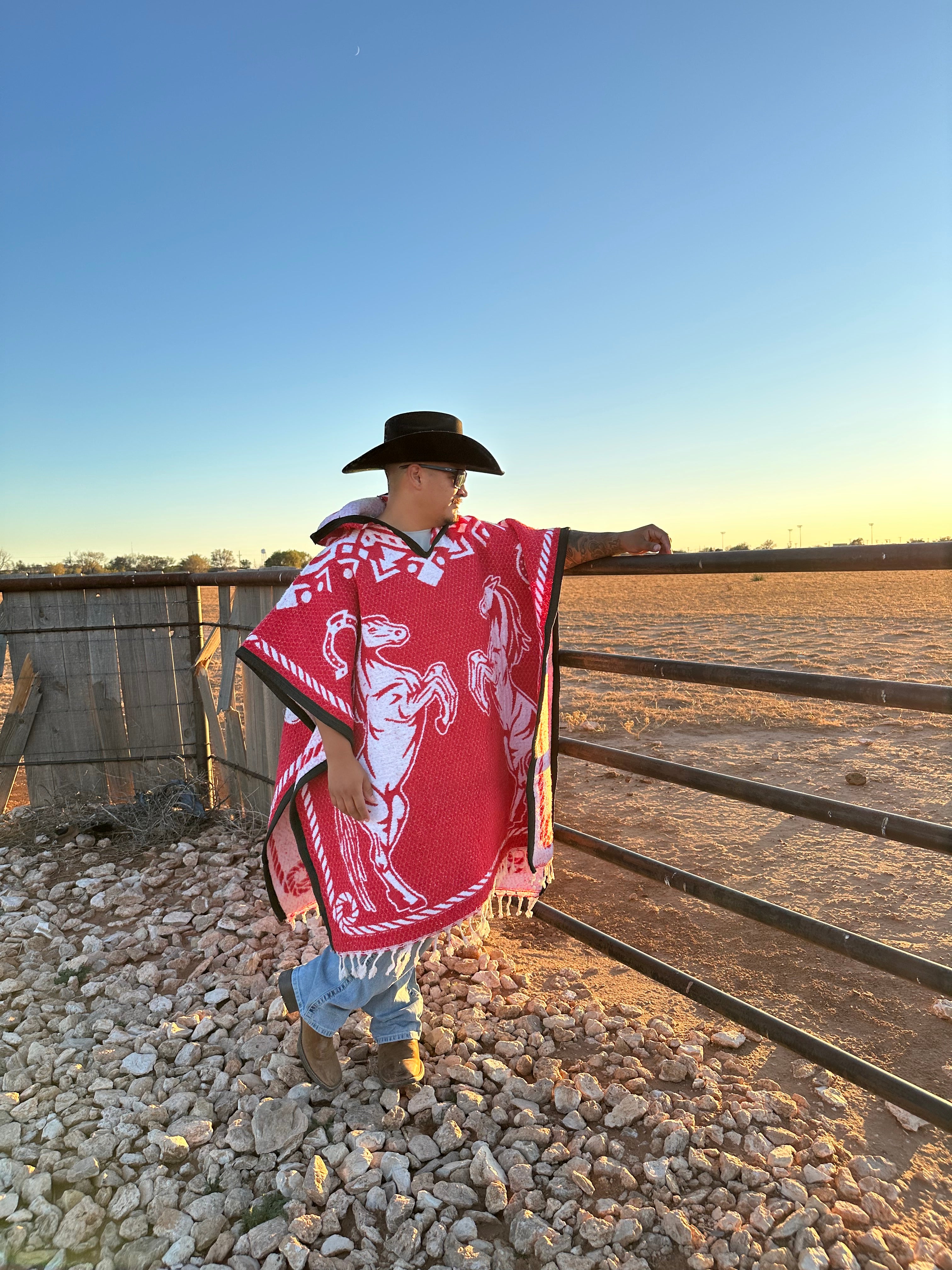 Horses gabán Thick (Poncho)