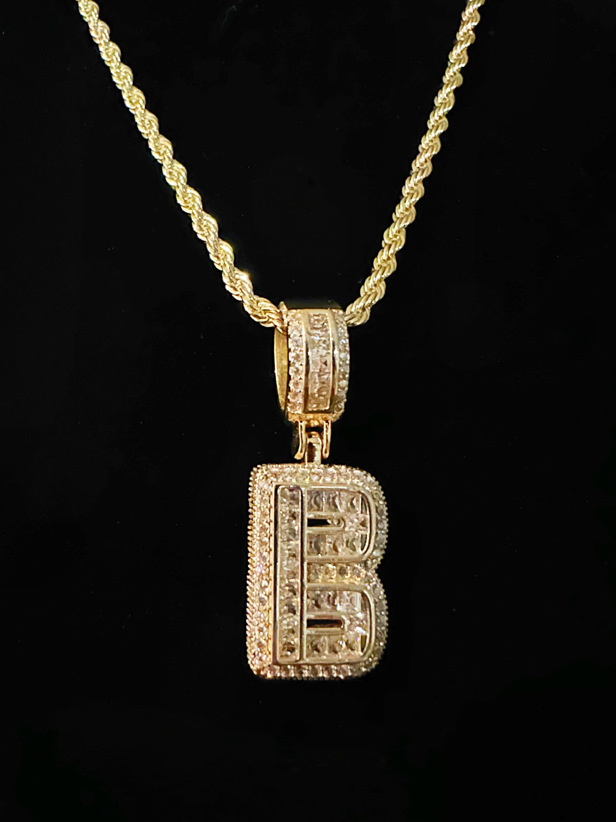 Gold Iced Bubble Initial