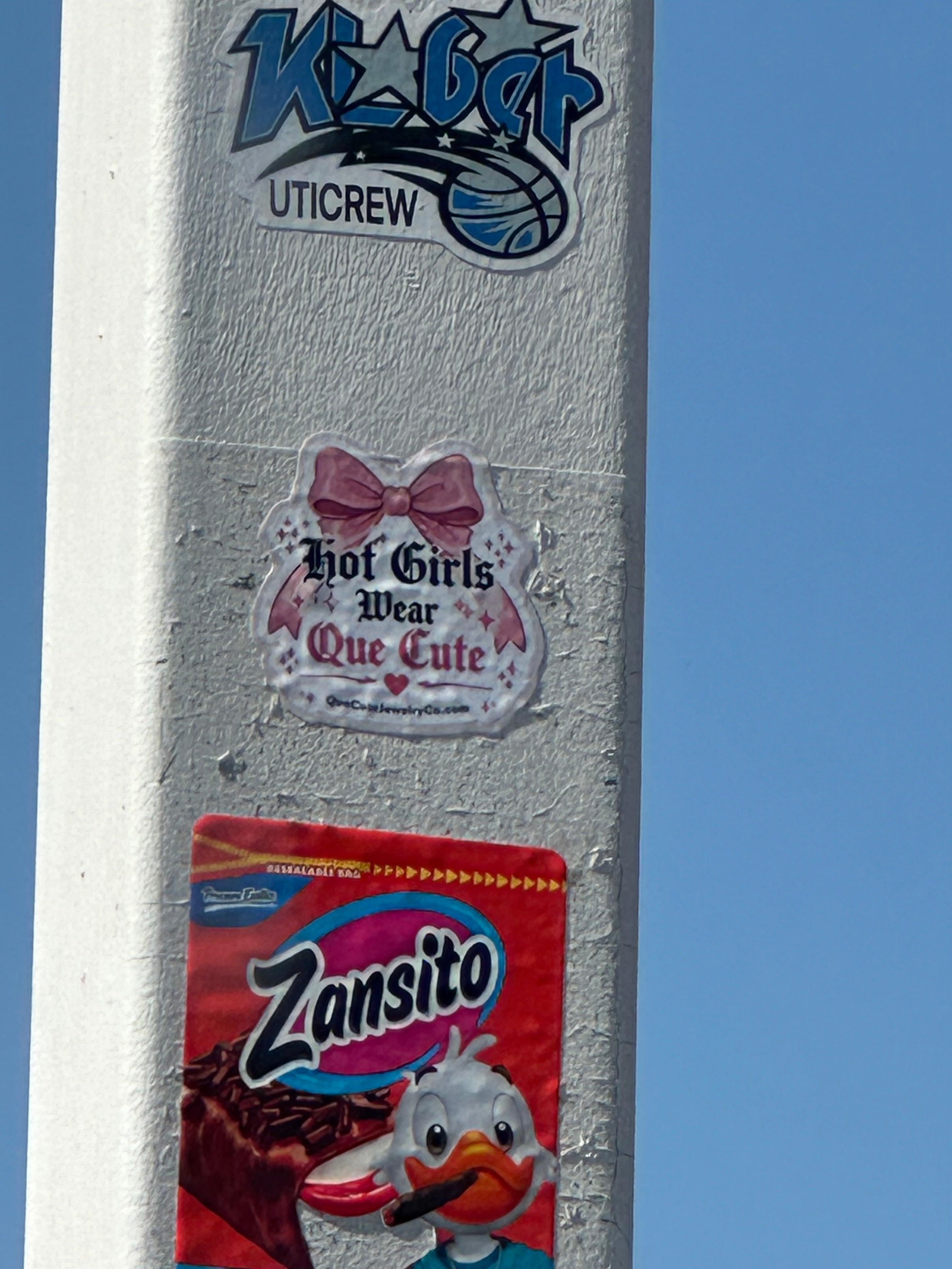 Hot Girls Wear Que Cute Sticker