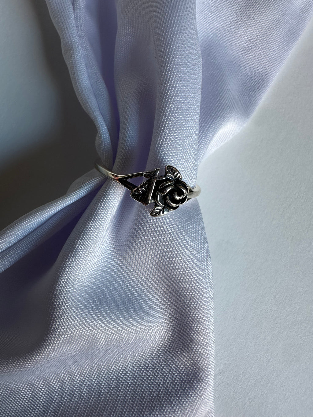 Cross & Rose Ring