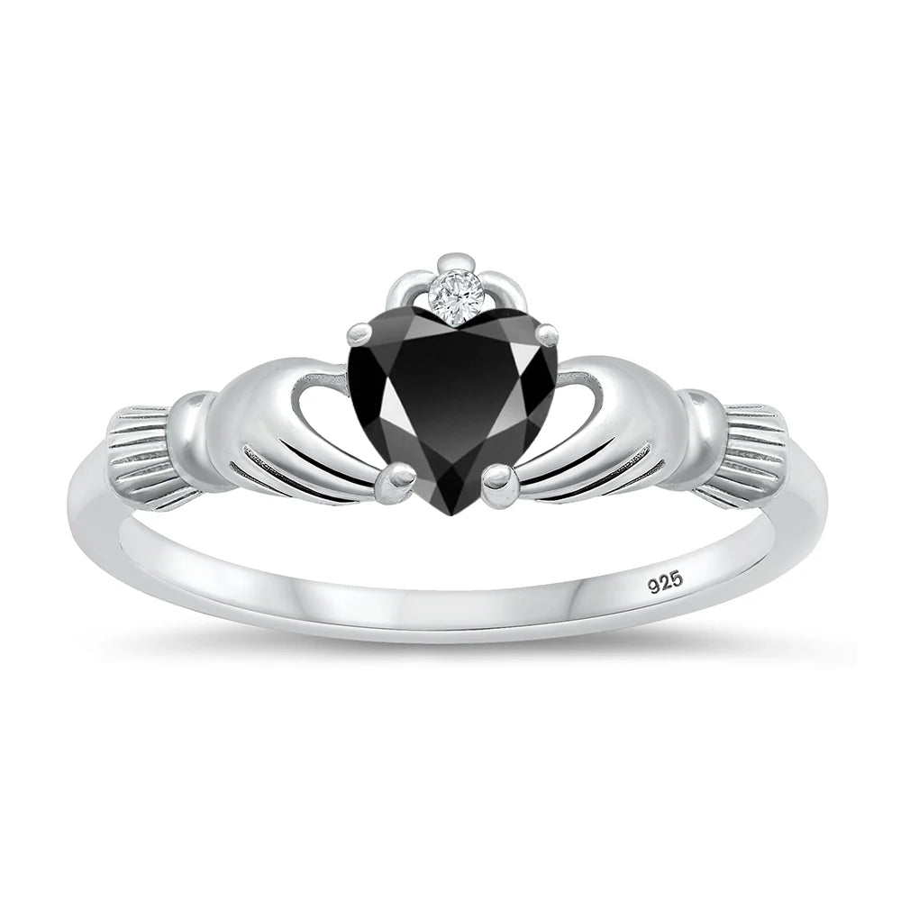 Heart Claddagh Ring