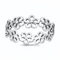 Flower Band Ring