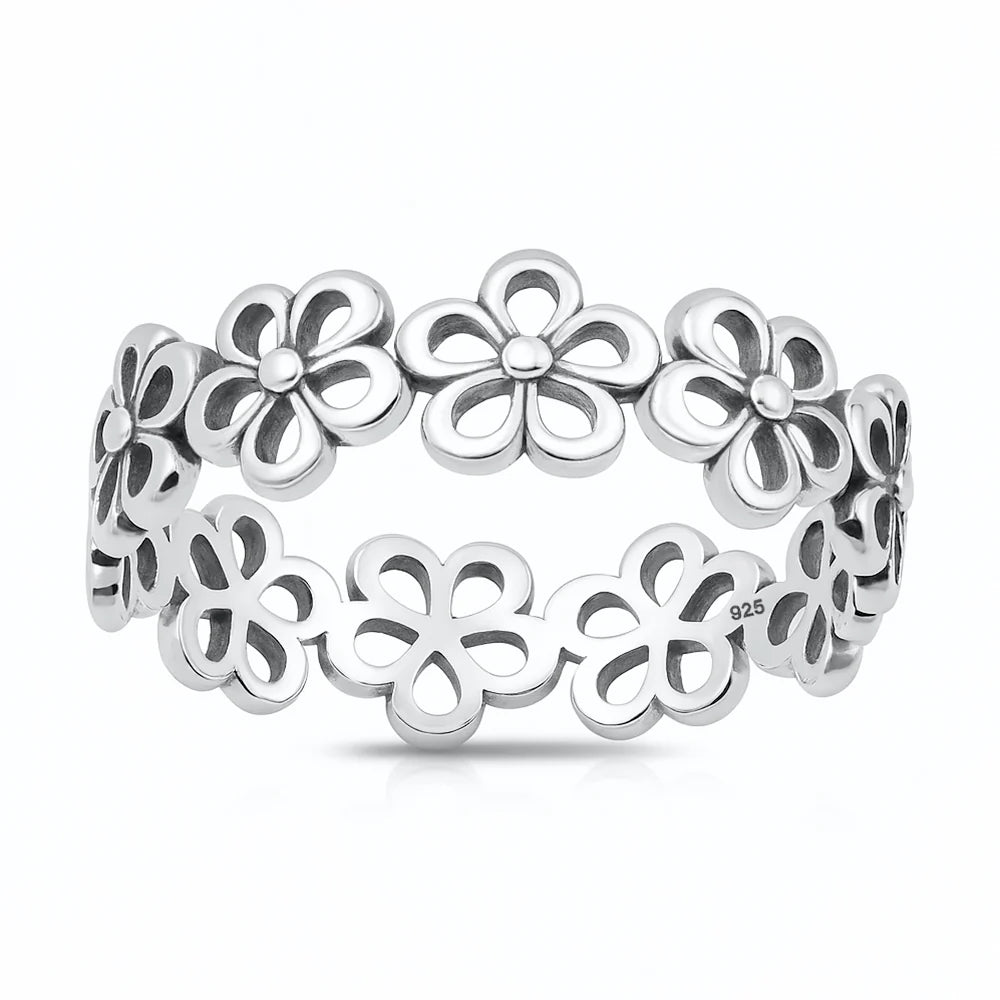 Flower Band Ring